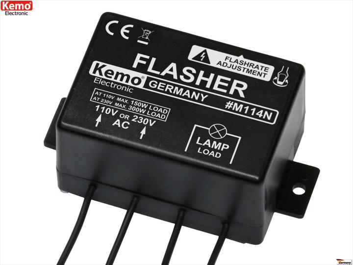 Actual product image Kemo Flashing light kit M114N Ausfü