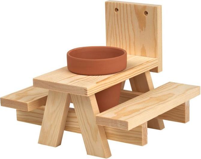 Actual product image Crawling beetle squirrel picnic table