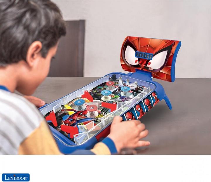 Actual product image Lexibook Marvel Spider-Man Pinball Game (English)