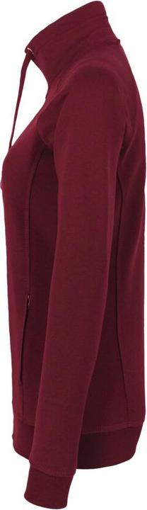 Actual product image Hakro Ladies Sweat Jacket College wine red, M (M)