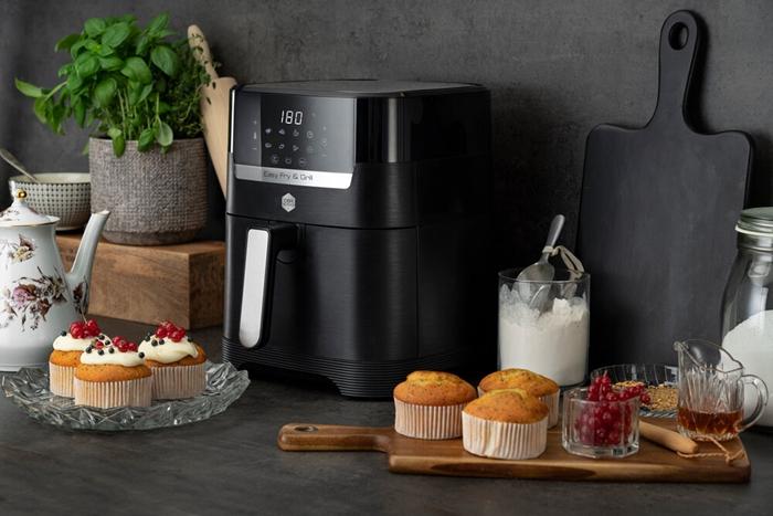 Actual product image OBH Nordica AG5058S0 fryer Single 4.5 L Stand-alone Hot air fryer Black