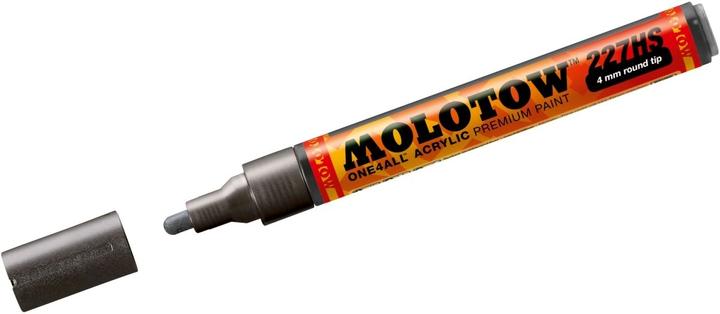 Actual product image Molotow Felt-tip pen One4all 227HS metallic bck 223 (Metallic Black, 4 mm, 1 x)