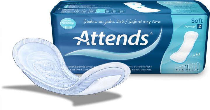 Produktbild Attends Soft 2 Normal Einlagen (12 x, Normal)