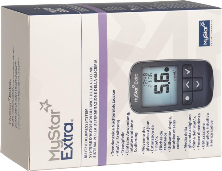 Immagine prodotto MyStar Sistema di monitoraggio della glicemia Extra Kit (Glucometro)