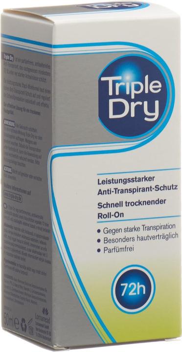Actual product image Triple Dry antiperspirant (Roll-on, 50 ml)
