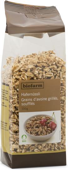 Produktbild Biofarm Hafer Nüssli Knospe ohne Zucker (100 g)