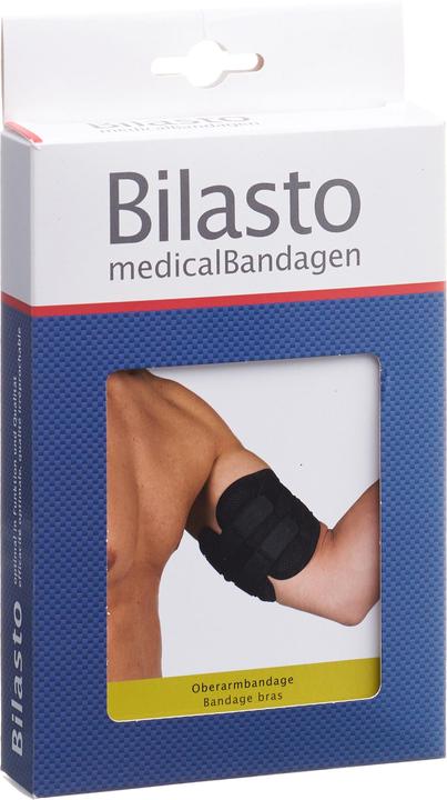 Bilasto Uno Oberarmbandage S/M schwarz mit Klettverschluss (S, M)