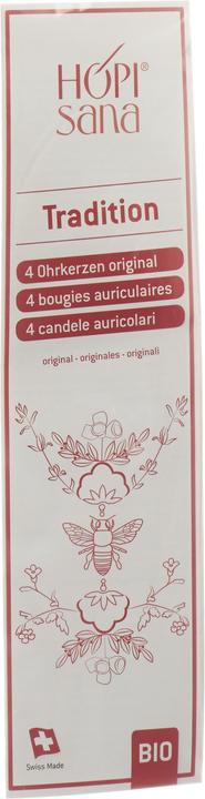 Actual product image Hopisana Ear candles red inflammation