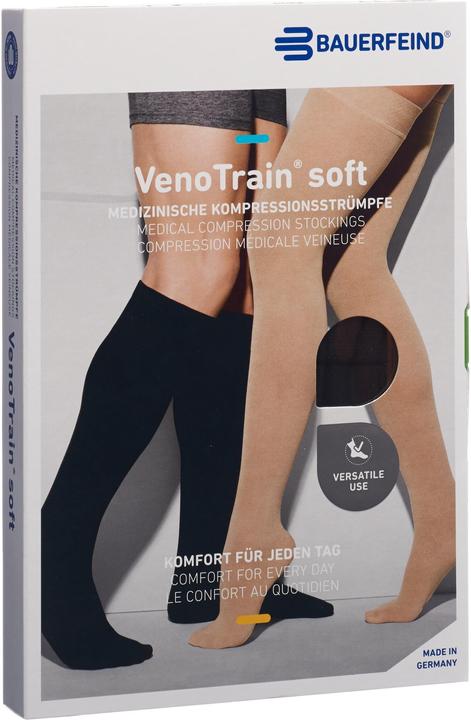 Veno Train SOFT A-D KKL2 M plus/long geschlossene Fussspitze schwarz (M)