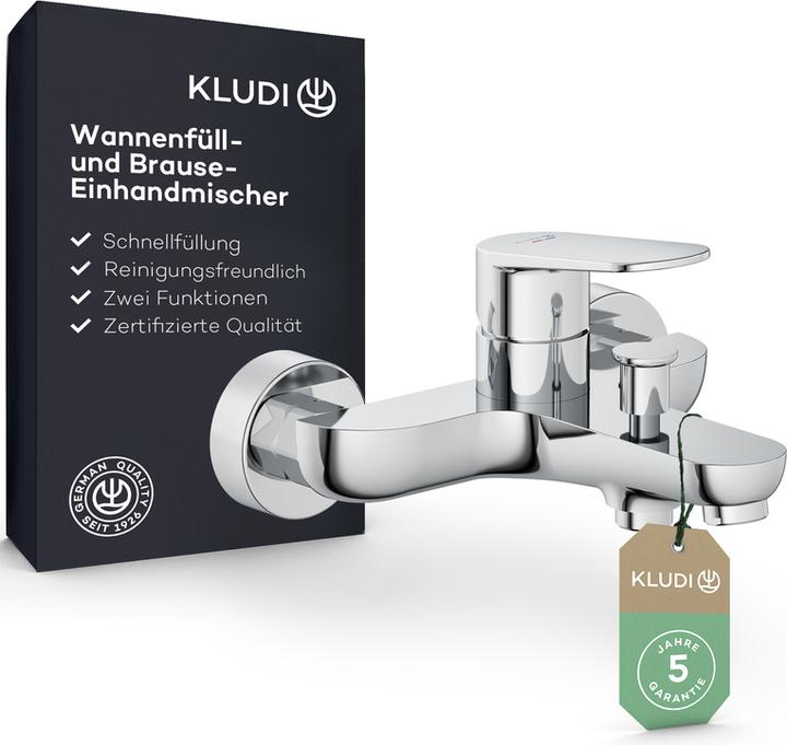 Kludi X1 Miscelatore da esterno per vasca da bagno