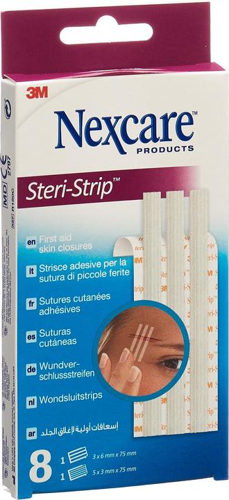 Image du produit 3M Bande de fermeture de plaie Nexcare Steri-Strips (8 x)