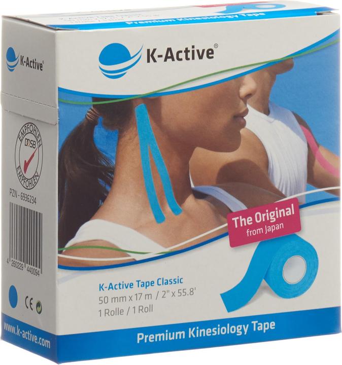Immagine prodotto K-Active Nastro Classic 5cmx17m blu idrorepellente (17 m)
