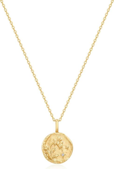 Glanzstücke München Damen Halskette Geburtsblume September Prunkwinde - 37182 (Sterling Silber, 40 - 45 cm)