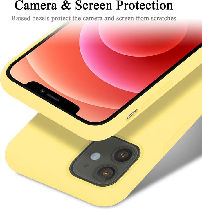 Immagine prodotto Cadorabo Copertura della cassa del silicone liquido TPU (Apple iPhone 12 mini)