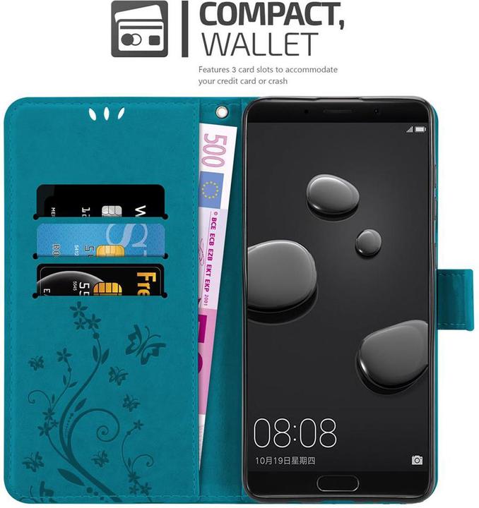 Productafbeelding Cadorabo Bloemen Boekomslag (Huawei Mate 10)