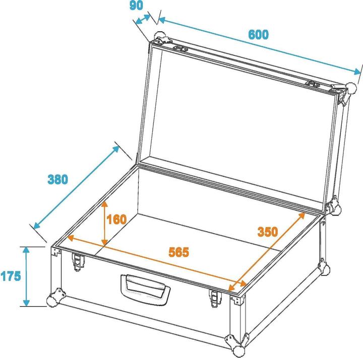 Image du produit Roadinger Case 30126201 (L x l x H) 270 (Universel)