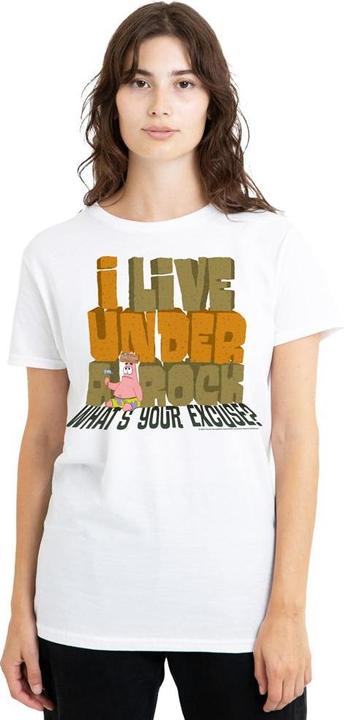 Actual product image Spongebob Squarepants Unisex Adult What's Your Excuse? T-Shirt (XXL)