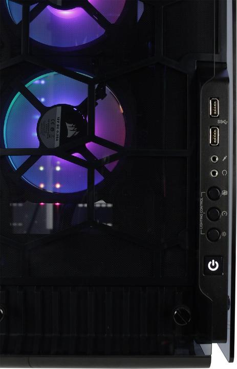 Produktbild Mifcom Spectrum RTX2080Ti Core i9 Ultimate (Intel Core i9-9900K, 32 GB, 1000 GB, GeForce RTX 2080 Ti)