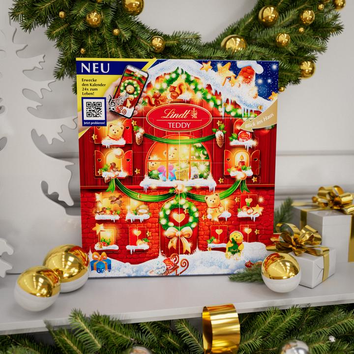 Actual product image Lindt Teddy Advent Calendar (128 g)
