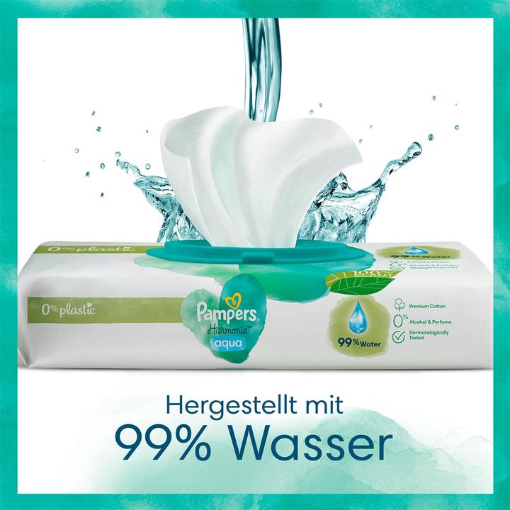 Produktbild Pampers Harmonie Aqua (48 Stück)