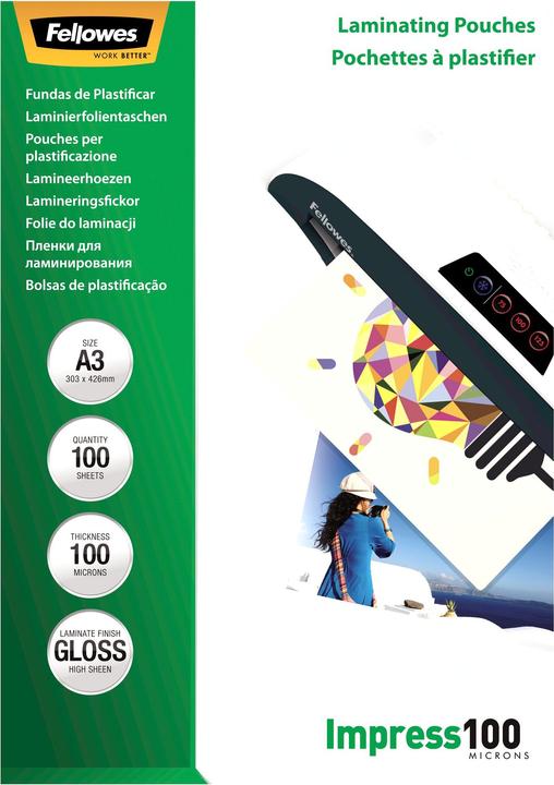 Actual product image Fellowes Imprint 100 (A3, 100 Piece, 100 µm)