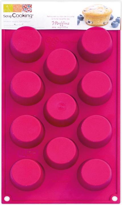 Immagine prodotto ScrapCooking 11 muffin in silicone da forno (17.50 cm)