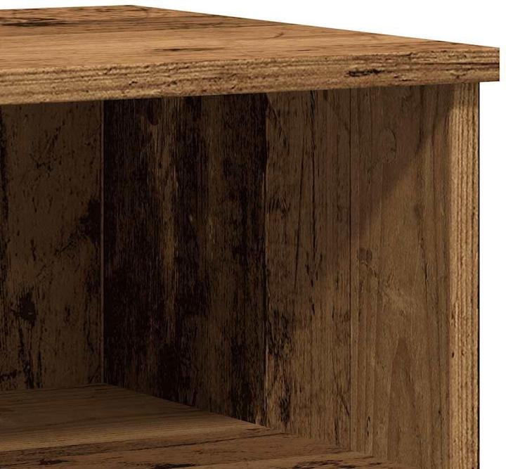 Produktbild VidaXL Nachttisch Stauraum Nachtschrank Nachtkommode Nachtkonsole Altholz-Optik (40 x 35 x 50 cm)