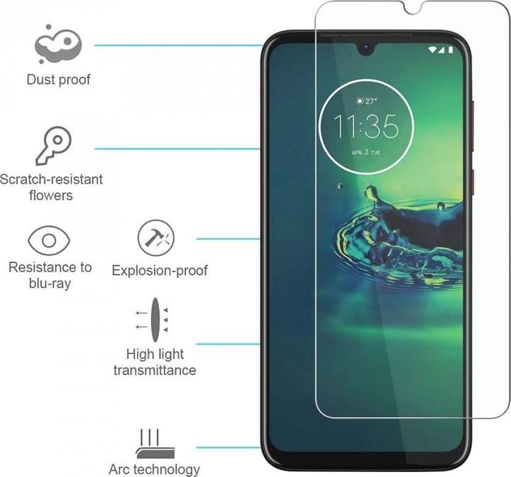 Immagine prodotto Screenguard Motorola Moto G8 Plus Pellicola protettiva in vetro Custodia Design amichevole (1 Pezzo/i, Motorola Moto G8 Plus)