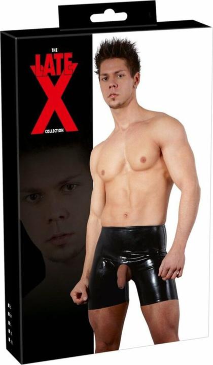 Actual product image LateX Toys Pants with penis-testicle opening (XL)
