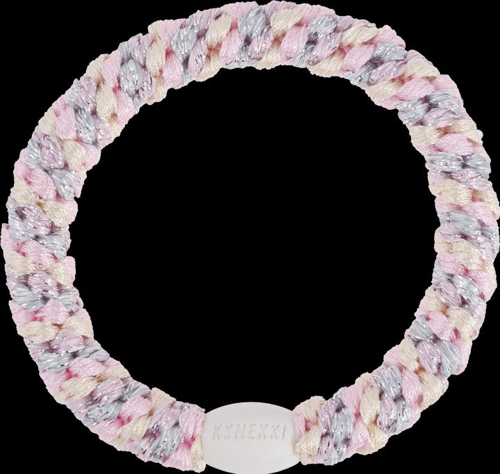 Kknekki Haargummi Single Mix Silver Pink Glitter (Haargummi)