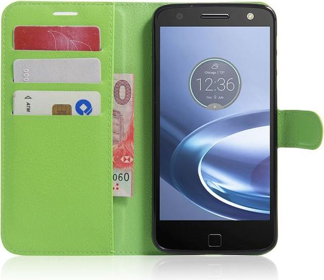 Produktbild MU Classic Cover aus Leder mit Litchitextur (Motorola Moto Z Play)