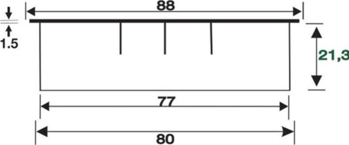 Produktbild OK-Line Kabeldurchlass (Kabeldurchlass, 8.80 cm)