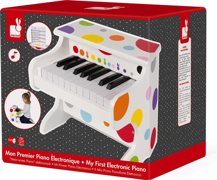 Image du produit Janod Mon premier piano (Anglais, Néerlandais, Allemand, Français, Italien, Espagnol)