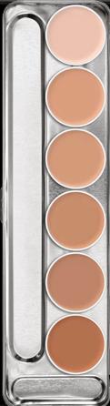 Actual product image Kryolan Supracolour Makeup Palette