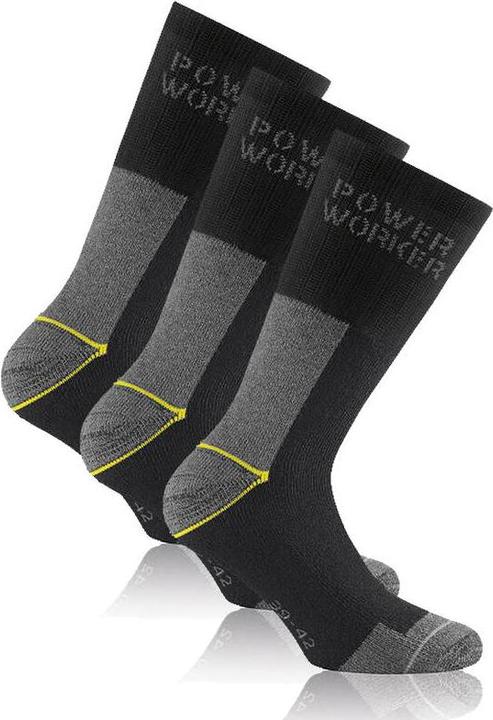 Actual product image Rohner Socks men Power Worker Wilmax 3er black Gr.39/42 (pack of 3, 39 - 42)