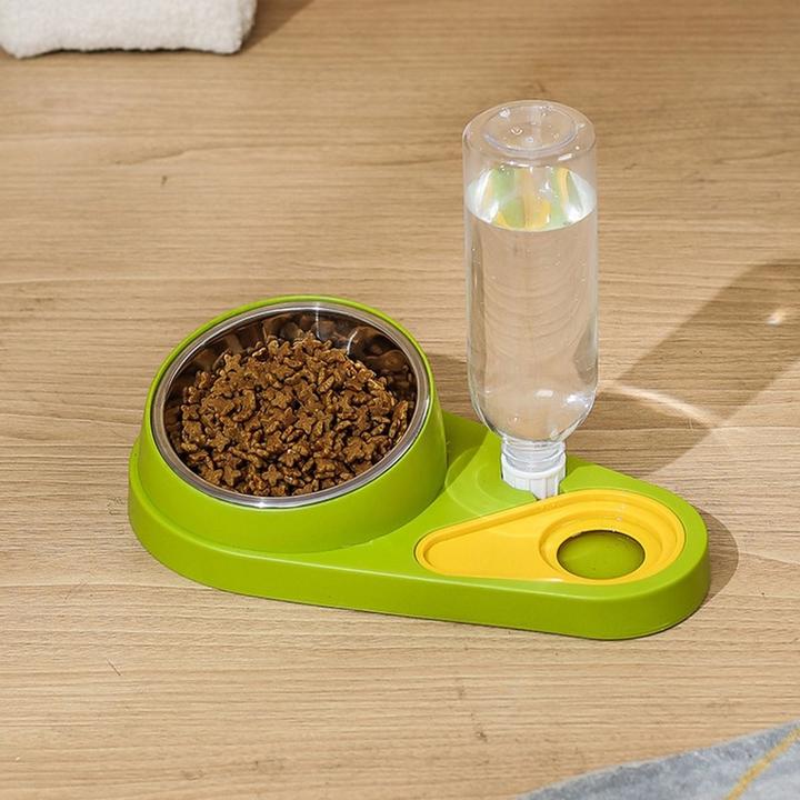 Produktbild König Design Napfset für Katzen Hunde Hundenapf Katzennapf Futterbar Napfständer Futternapf