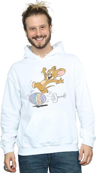 Immagine prodotto Tom & Jerry Egg Run Felpa con Cappuccio Uomo (XL)