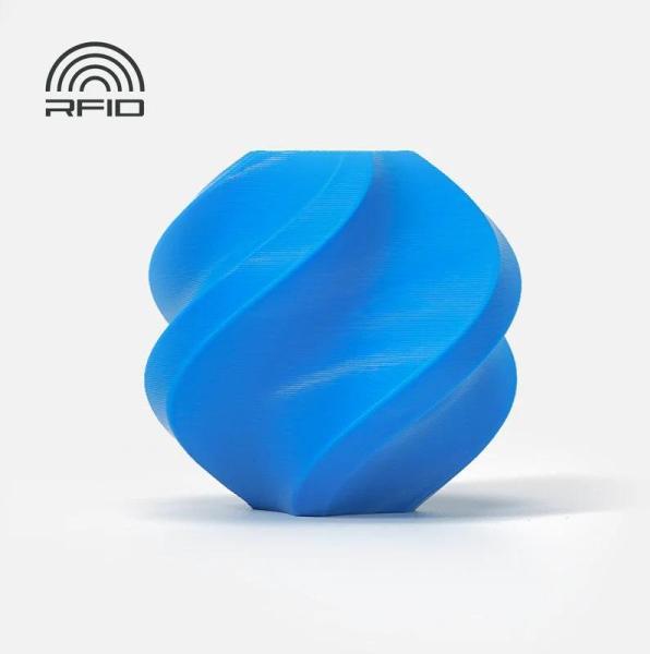 Bambu Lab Filament PLA Basic Cyan 1kg (PLA, 1.75 mm, 1000 g, Bleu)
