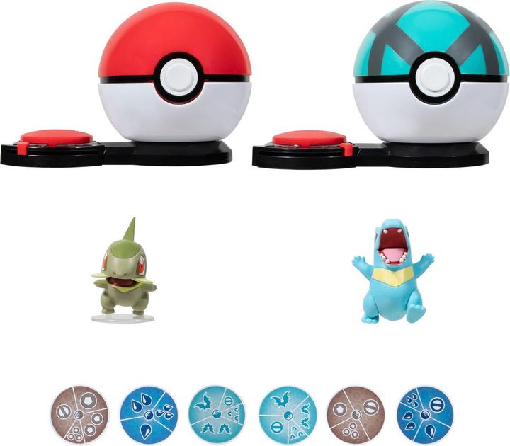Boti Pokémon Surprise Attack" game set - Axew Pokeball vs.
