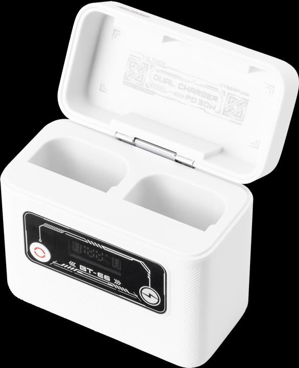 Actual product image Viltrox Camera Battery Charging Case Power Bank for Canon LP E6 (Charger)