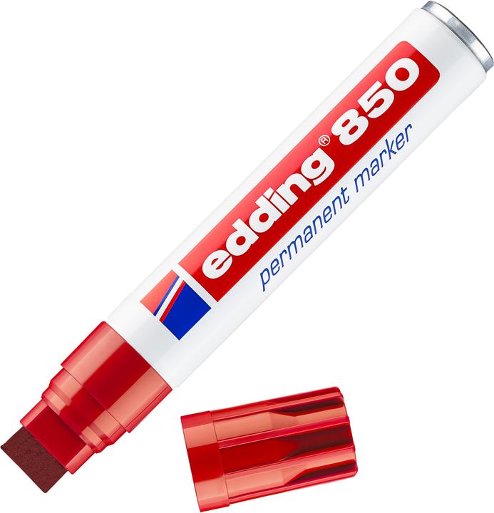 Produktbild Edding Permanent Marker 850 (Rot, 15 mm, 1 x)