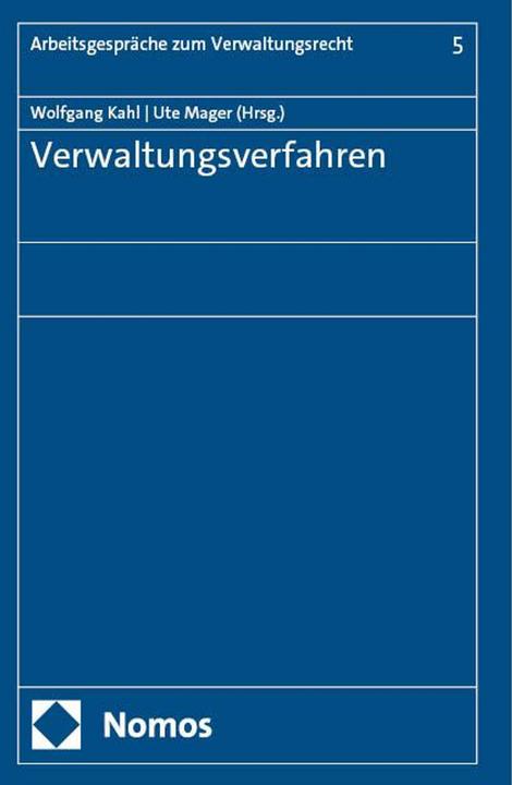Produktbild Verwaltungsverfahren (Deutsch, Ute Mager, Wolfgang Kahl, 2025)
