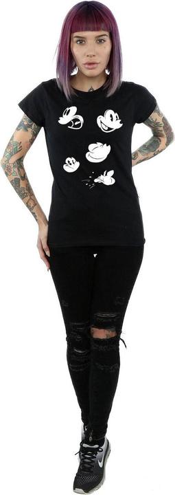 Actual product image Disney Womens/Ladies Mickey Mouse Faces Cotton T-Shirt (S)