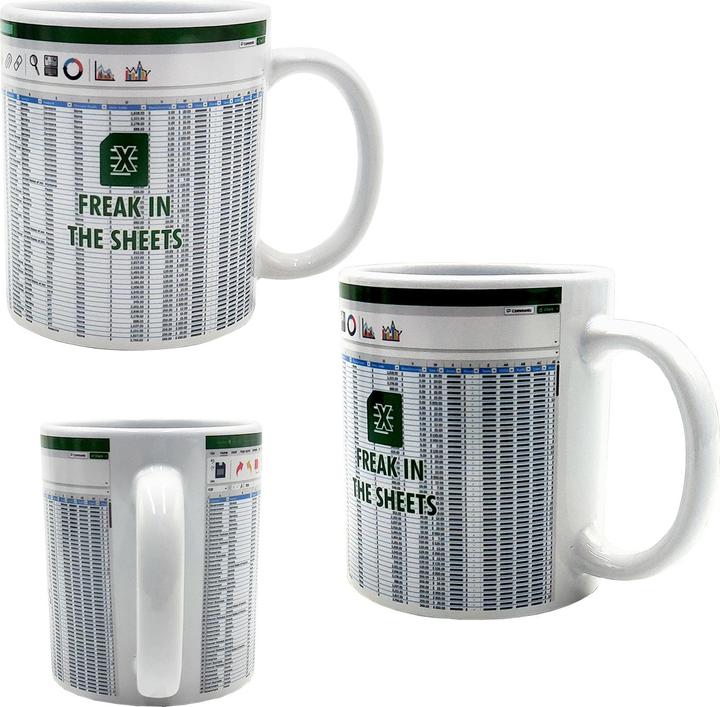 Produktbild Thumbs Up Mad Monkey Tasse "Freek in the Sheets" 300ml weiss (300 ml, 1 x)