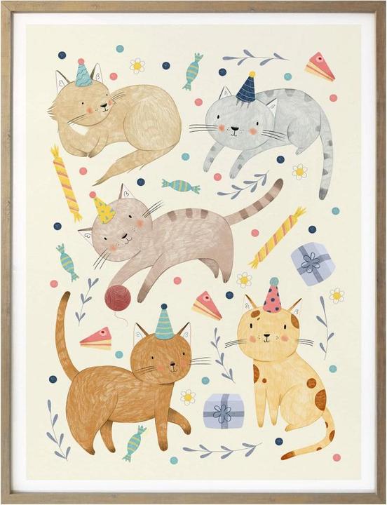 Image du produit Trenddeko Anniversaire du chat (80 x 100 cm)