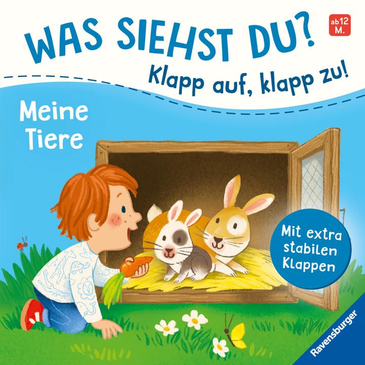Actual product image Ravensburger What do you see? Open, close! My animals (German)