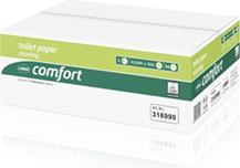Productafbeelding Wepa Comfort Compact 36 rollen/karton, 900 vellen per stuk, 2-laags (1 x)