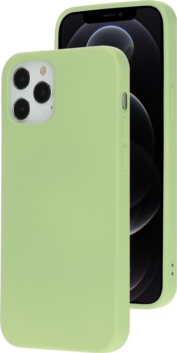 Actual product image Mobiparts Silicone Cover Apple iPhone 12/12 Pro Pistache Green (Apple iPhone 12, Apple iPhone 12 Pro)