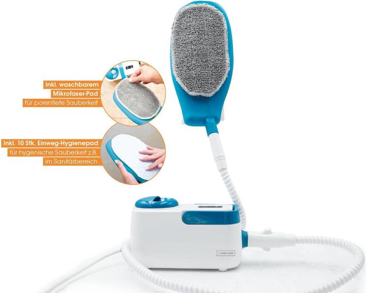 Produktbild Livington SteamTouch - Ergonomischer Handdampfreiniger (1200 W)