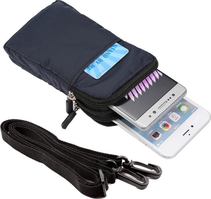 Actual product image Cover-Discount Sport shoulder bag fanny pack blue